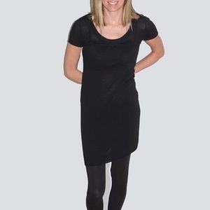 Black dress with a cute bow